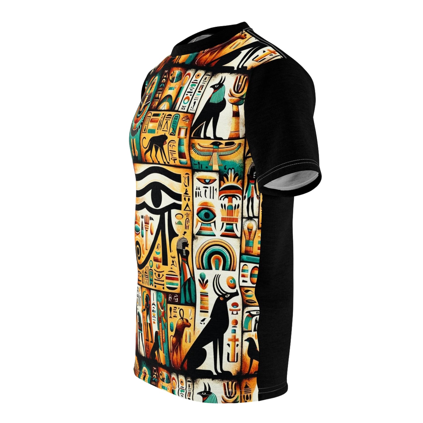 Horus Eye Emblem: Mystical Unisex Egyptian Tee