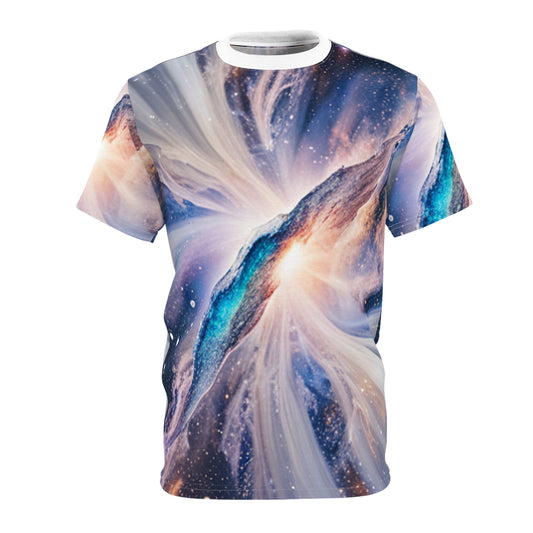 Milky Way Galaxy Tee | Cosmic Unisex T-Shirt | Starry Night Sky Print | Galactic Fashion | Space-Themed Apparel | Gemnest