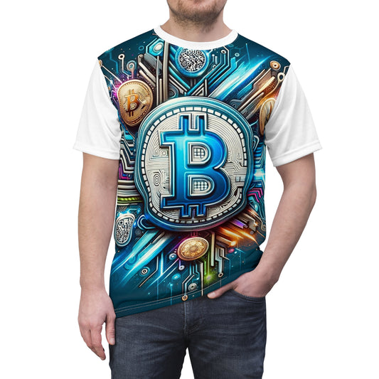 Bitcoin Cipher Tee - Digital Currency Style Statement Unisex Shirt